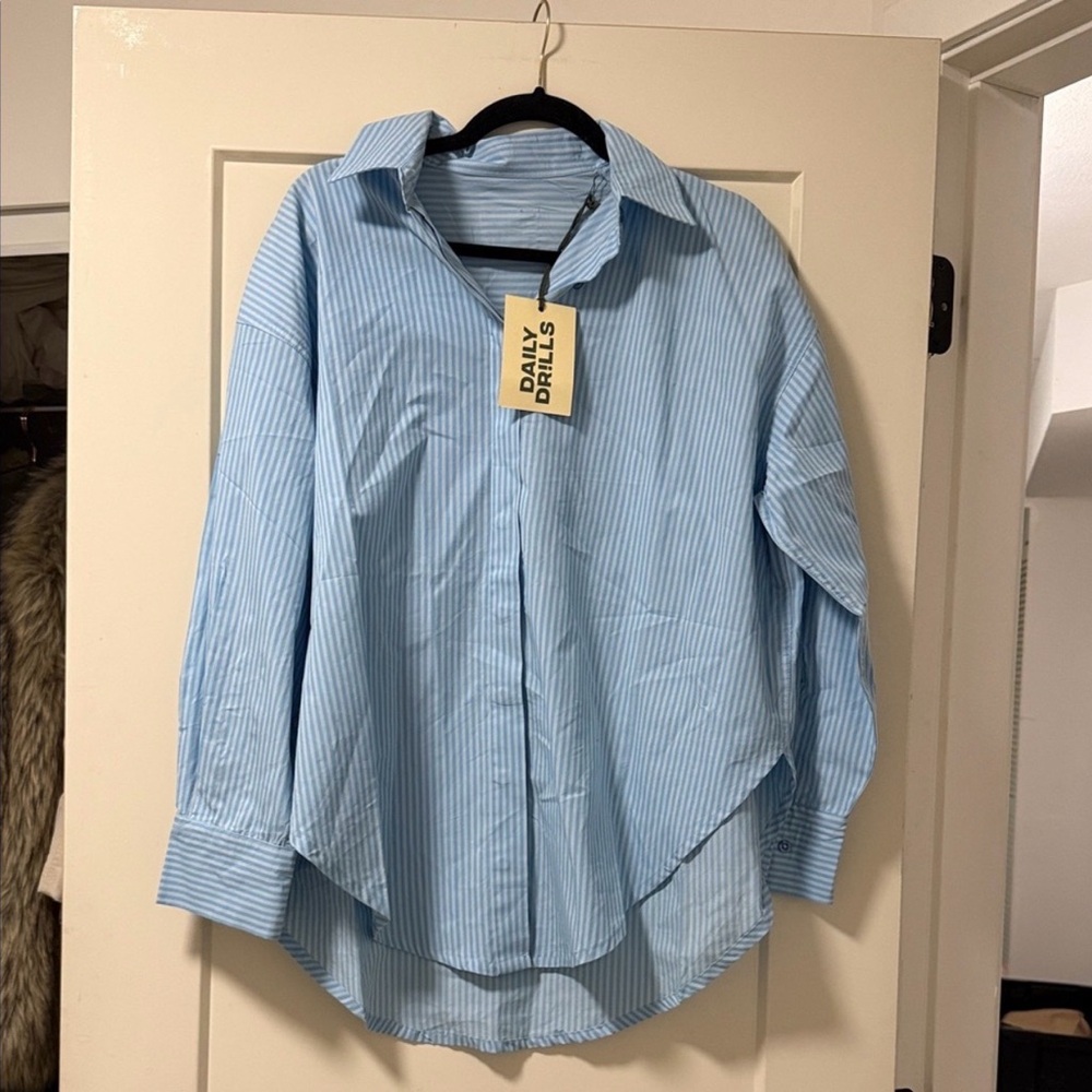 Daily Drills Poplin Button Down